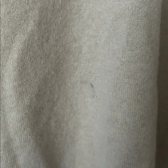 Peter Millar Luxurious Oat Beige 💯% Cashmere Sweater **Size L** 🌸🌸 - Picture 5 of 6